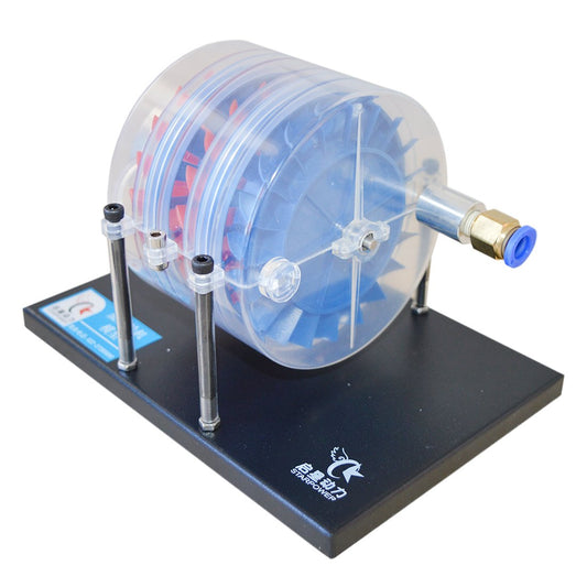 Educational Multi-Stage Steam Turbine Physics Demonstration Model Engine Models Diyengmod