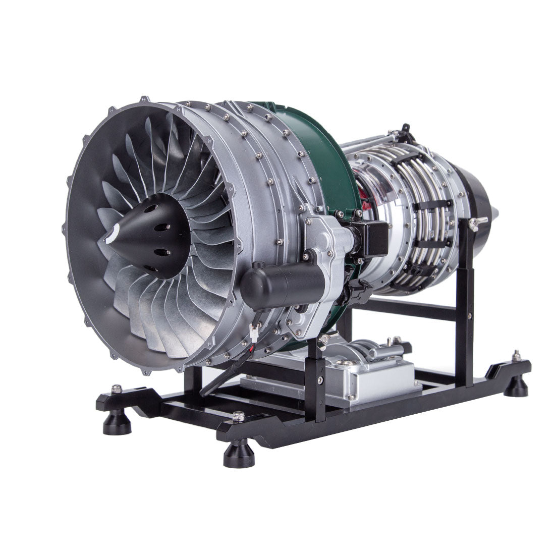 Build Your Own Working Turbofan Engine Model - TECHING 1/10 Full Metal Dual-Spool Jet Engine Kit with 1000+ Pieces DIY Engine Diyengmod