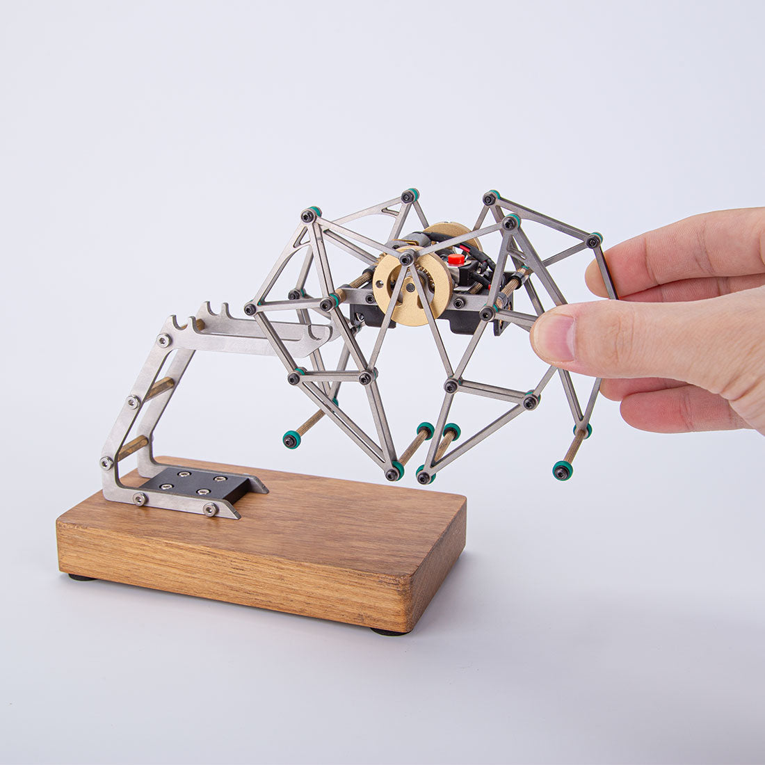 Mini Gear-Driven Walking Strandbeest Model with Stand for Educational Science Demonstration Engine Models Diyengmod