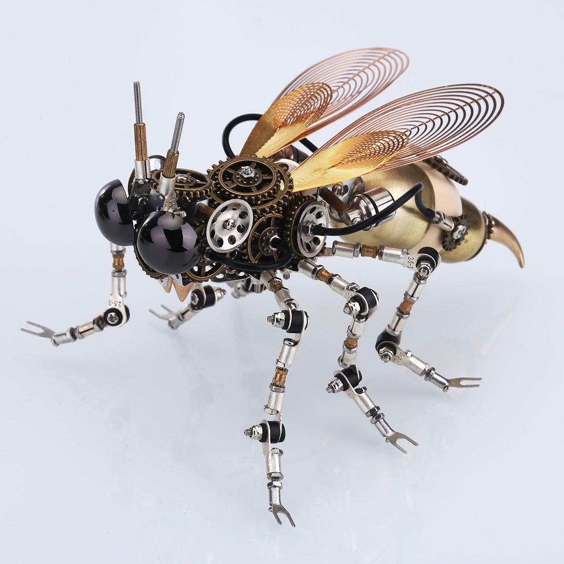 Mechanical Wasp Steampunk Building Kit - 627PCS Metal DIY Model 3D Puzzle Model Kit Diyengmod