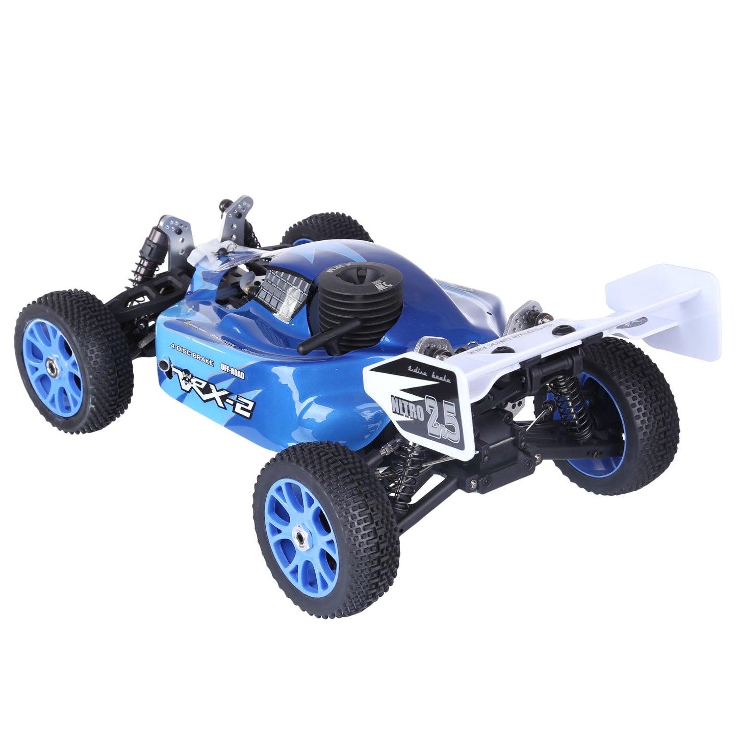 Nitro Powered 1/8 Scale 4WD Off-Road RC Buggy with High-Speed Performance and 2.4G Remote Control RC Car Diyengmod