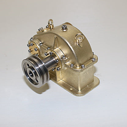 Brass Mini Gear Reducer for DIY Steam and Combustion Engine Models - Enhance Your Engine Experience Accessories Diyengmod