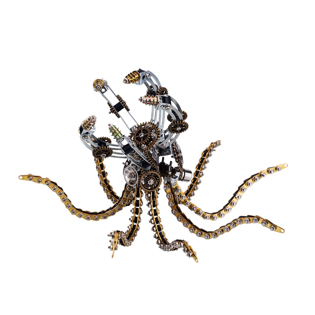 Steampunk Mechanical Octopus 3D Metal Puzzle Model Kit - 1060PCS DIY Home Decor Gift 3D Puzzle Model Kit Diyengmod