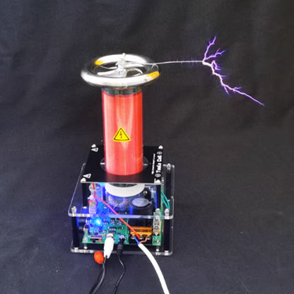 Compact Solid-State Tesla Coil with Musical Arc Playback - Innovative Science Experiment Gift Diyengmod