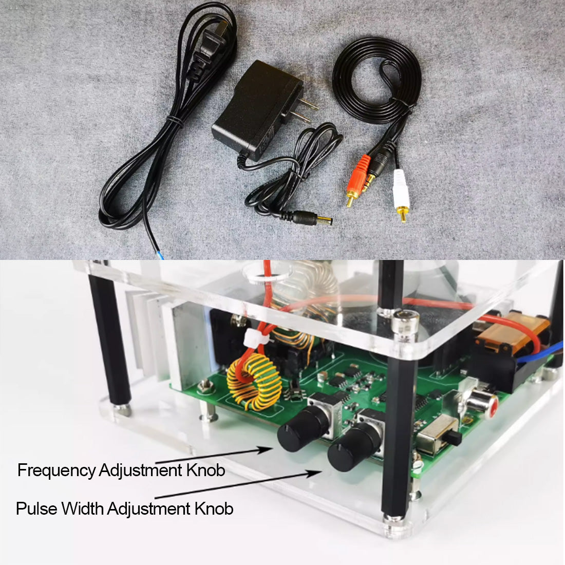 Compact Solid-State Tesla Coil with Musical Arc Playback - Innovative Science Experiment Gift Diyengmod