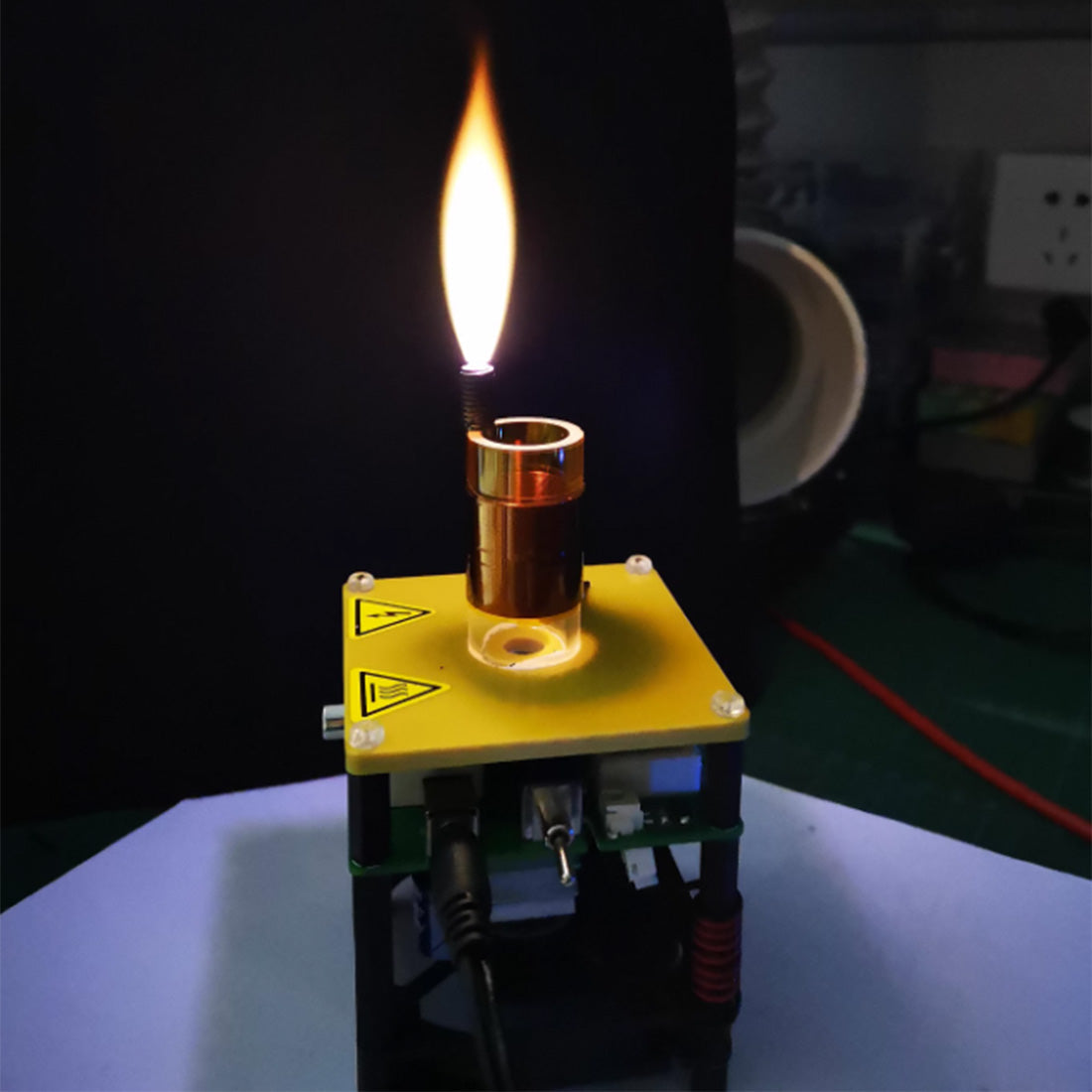 High-Frequency Tesla Coil Plasma Candle - Educational Science Experiment Tool and Unique Gift Diyengmod