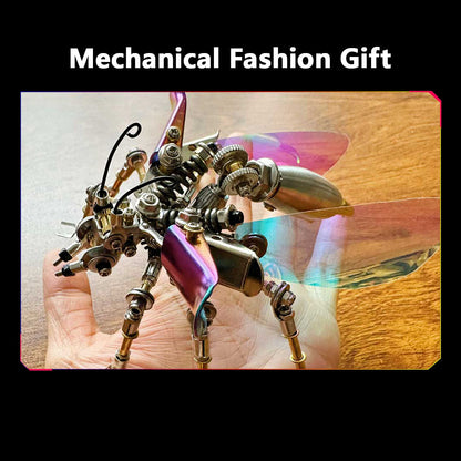 3D Metal DIY Mechanical Wasp Model Kit - 180PCS Assembly Toy by DIYEngMod 3D Puzzle Model Kit Diyengmod