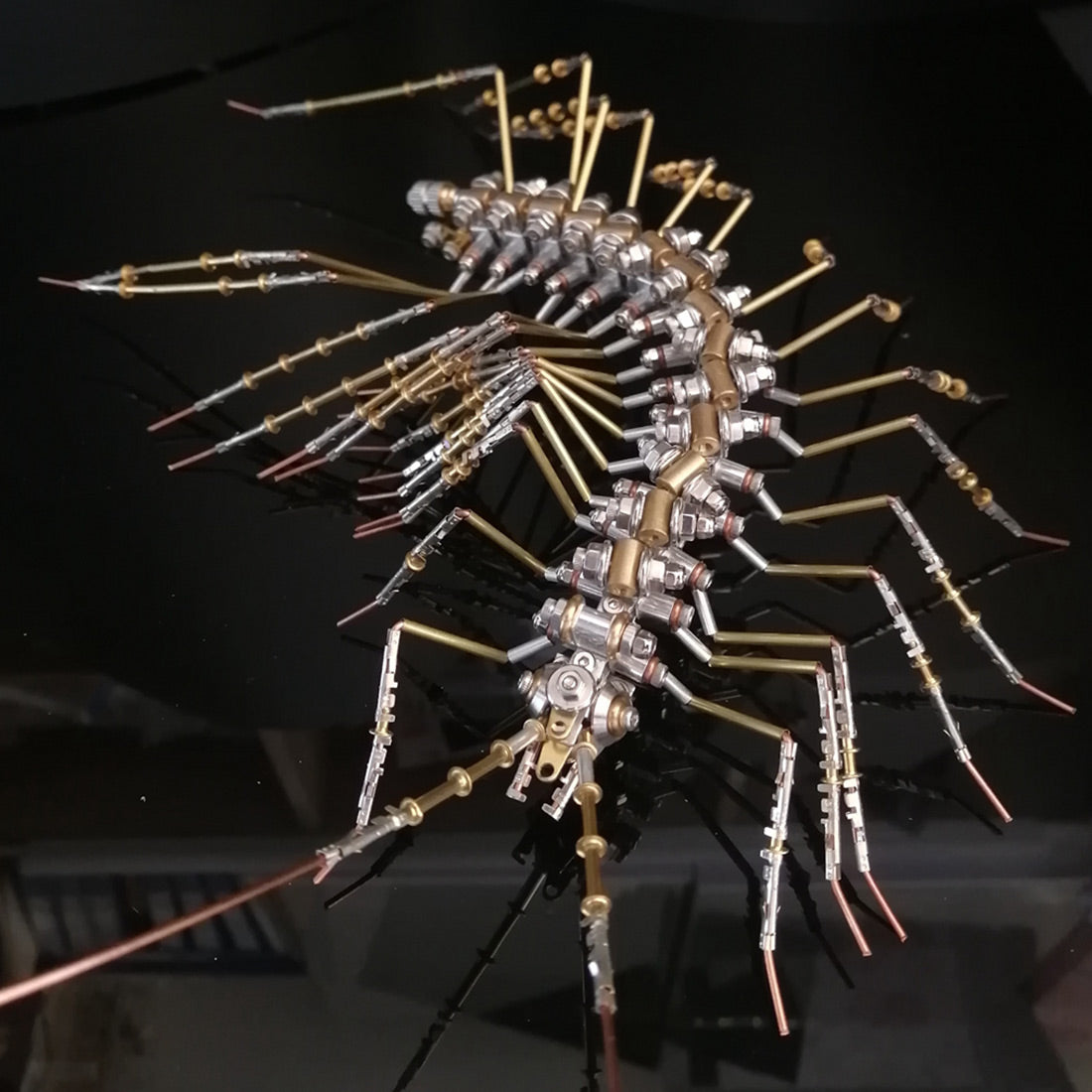 Steampunk Centipede 3D Metal Assembly Kit - Mechanical Punk Scutigera ...