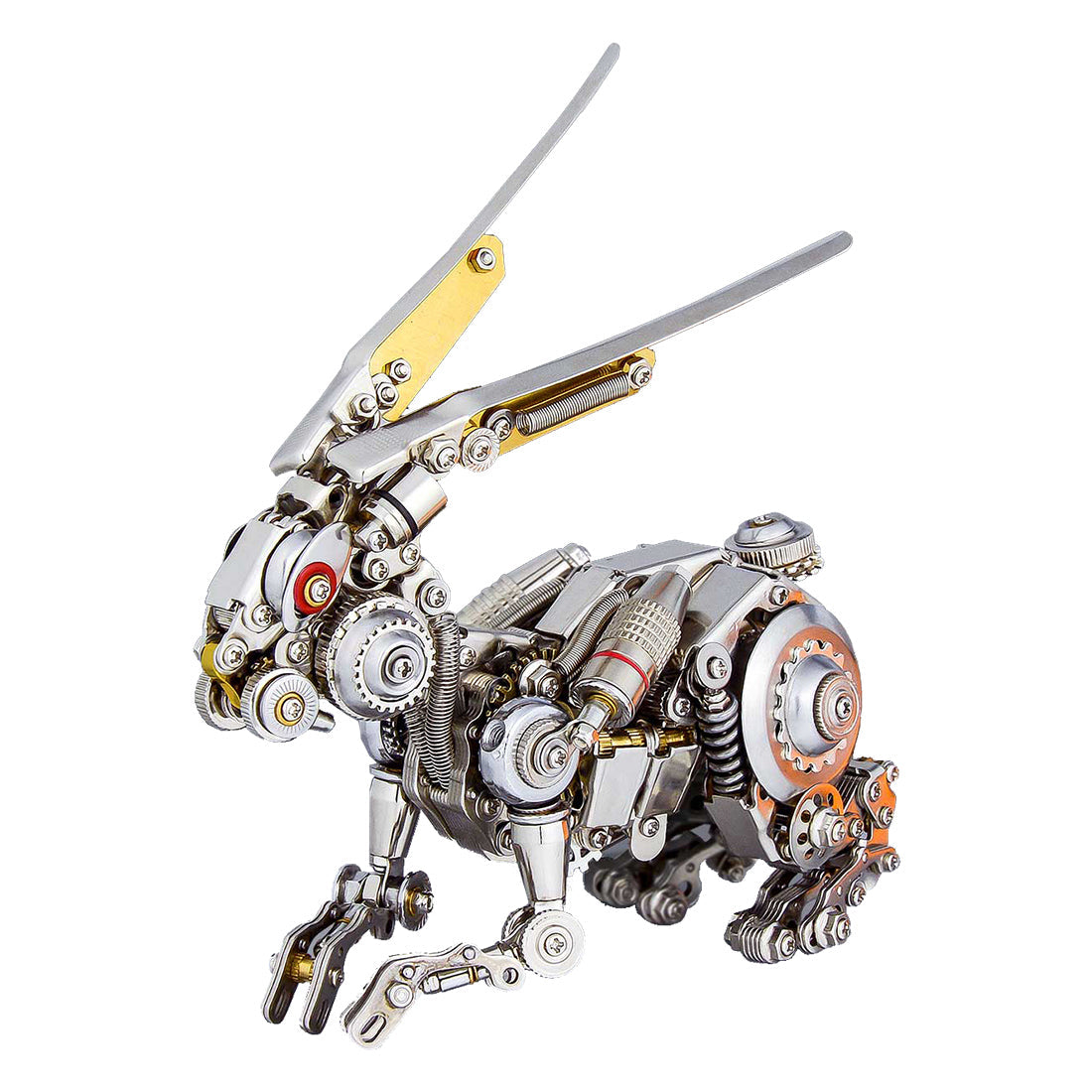 Punk-Inspired 3D Mechanical Rabbit Model Kit - 500-Piece DIY Metal Puzzle 3D Puzzle Model Kit Diyengmod Primary