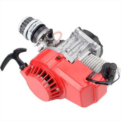 80CC Mini 2-Stroke Gasoline Engine - CNC Single-Cylinder Pull-Start for Motorcycle and Bicycle Modifications Engine Models Diyengmod 47CC