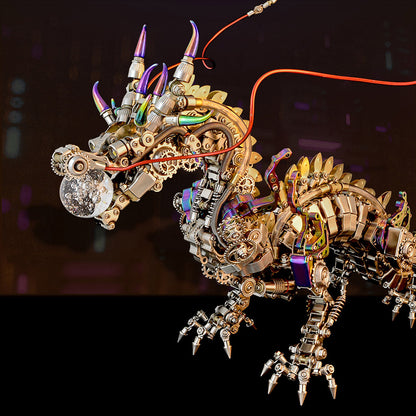 Cyberpunk 3D Metal Dragon Model Kit - DIY Assembly Art Craft for All Ages (2030+ PCS) 3D Puzzle Model Kit Diyengmod