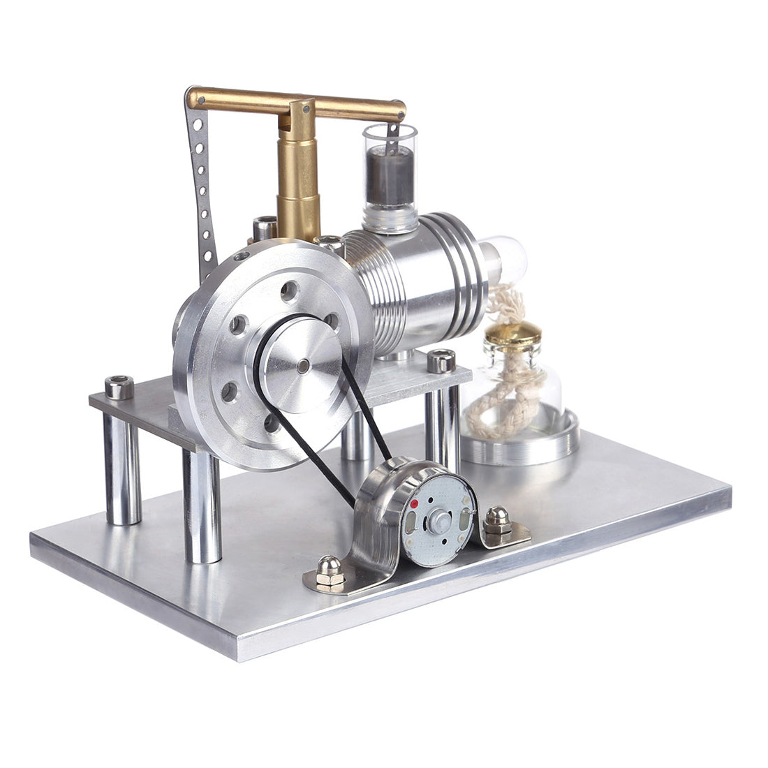 DIY Hot Air Stirling Engine Model Kit - Educational Build Your Own Stirling Engine Toy Stirling Engine Diyengmod