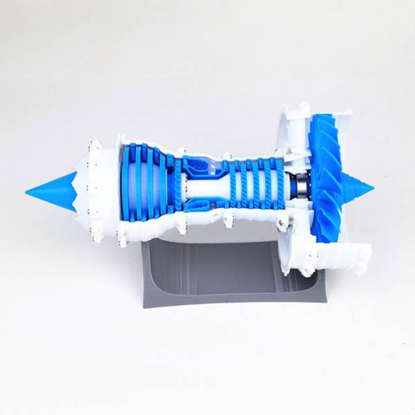 DIY 3D Printed Turbofan Engine Model - Educational STEM Toy for Kids and Labs Engine Models Diyengmod