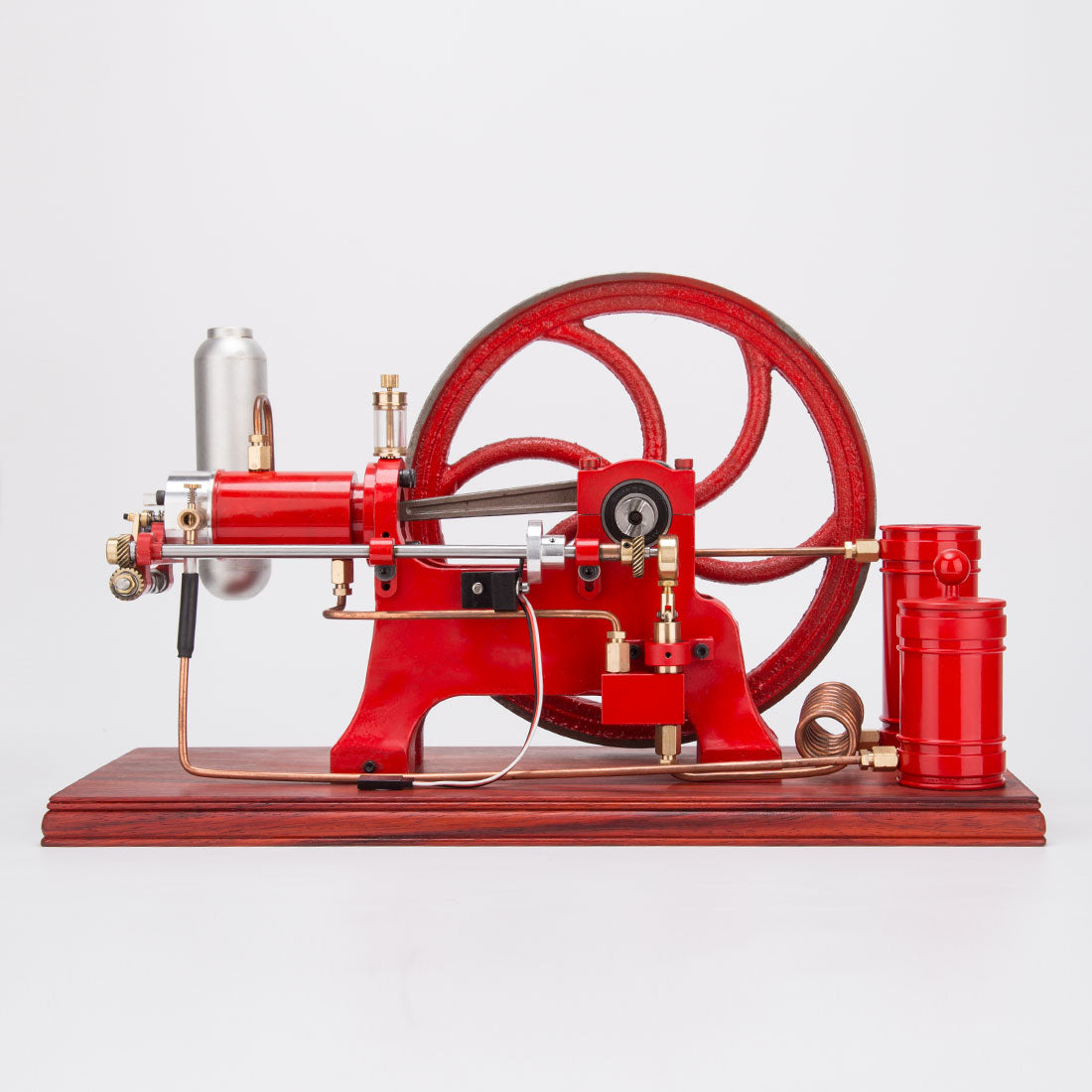 Antique Horizontal Water-Cooled 4-Stroke Hot-Bulb Engine Model for Collector's Display Engine Models Diyengmod