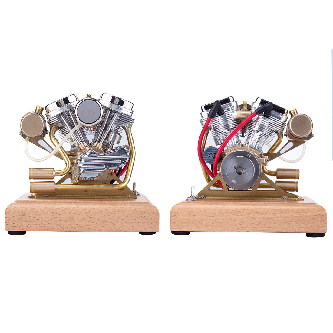 RETROL R30 Vintage Mini V2 Motorcycle Engine Model - 4.2CC OHV V-Twin Four-Stroke Gasoline Engine Engine Models Diyengmod