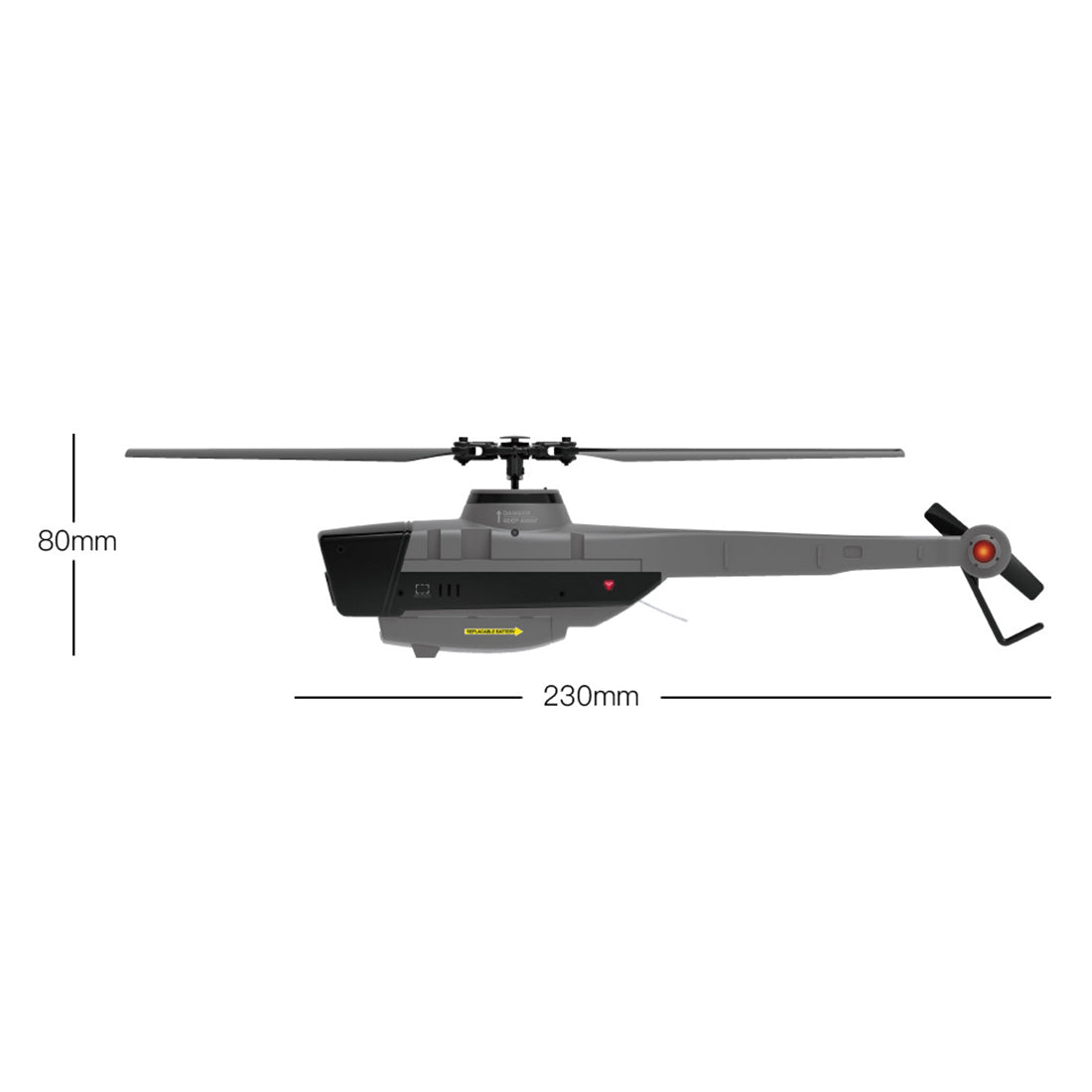 4-Channel 2.4G Black Hornet Military Reconnaissance Helicopter with 1080P Camera - Ready to Fly RC Airplane Diyengmod