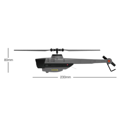 4-Channel 2.4G Black Hornet Military Reconnaissance Helicopter with 1080P Camera - Ready to Fly RC Airplane Diyengmod