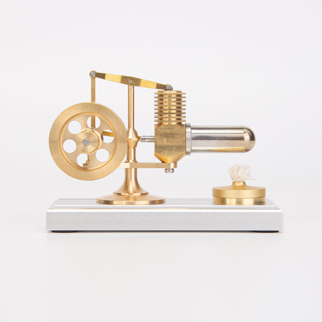 Miniature ENJOMOR Balance Beam Stirling Engine Model with External Combustion Design Engine Models Diyengmod