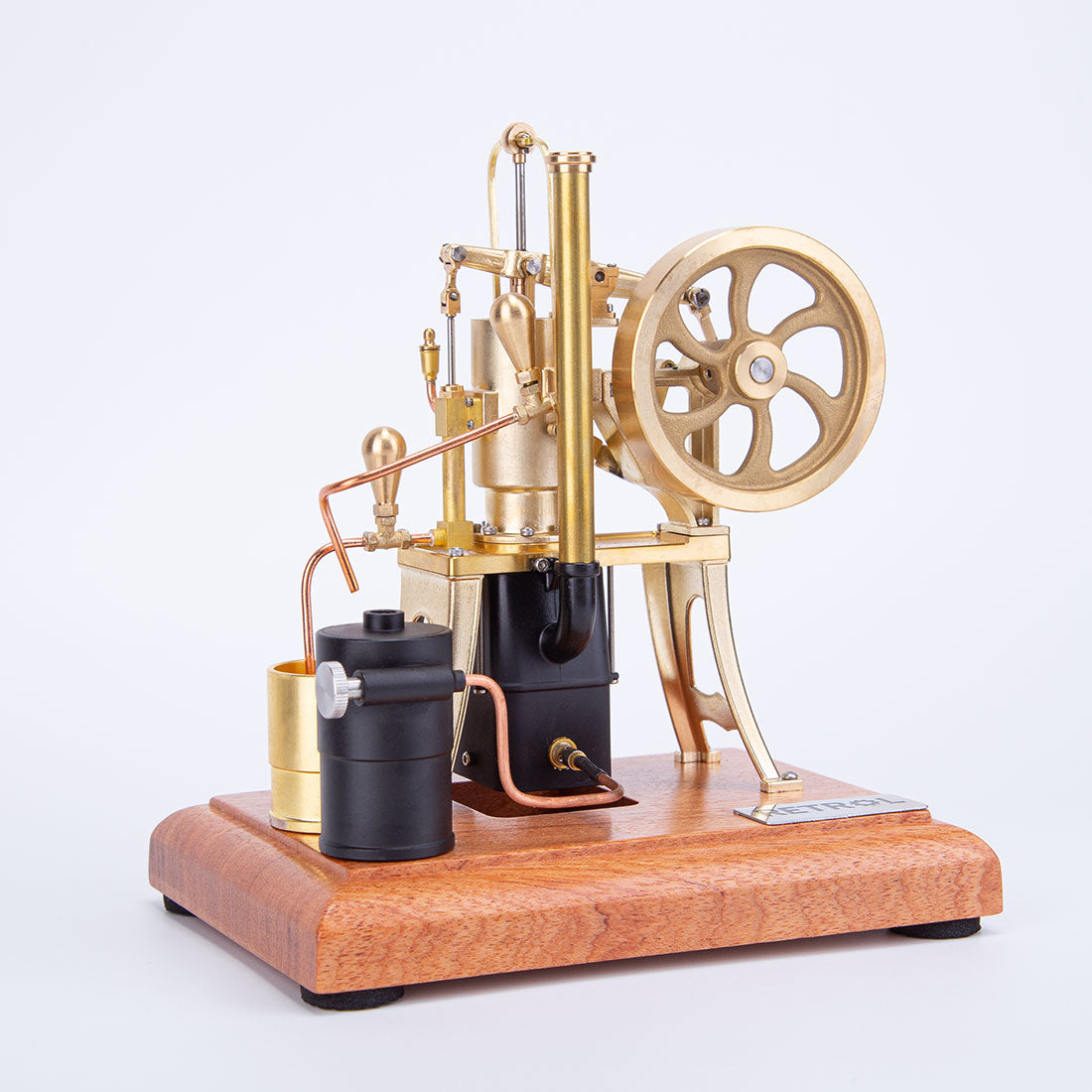 RETROL R01 1/12 Scale Water-Cooled Stirling Engine Model - Mechanical Hot Air Pumping Toy Set Engine Model Diyengmod