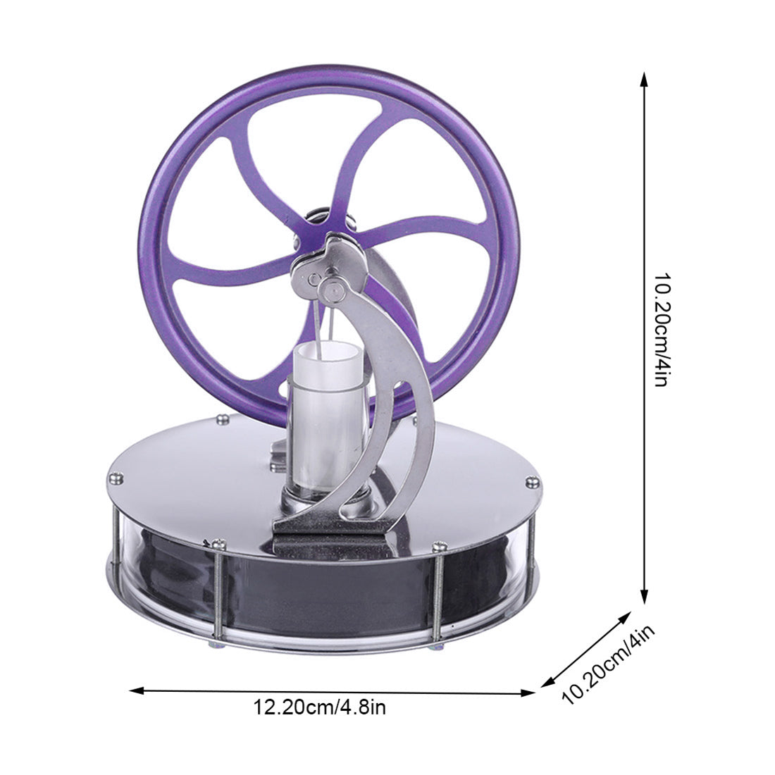 Elegant LTD Low-Temperature Stirling Engine Coffee Cup Model with Flywheel - Educational Toy for Science Enthusiasts Low Temperature Stirling Engine Diyengmod