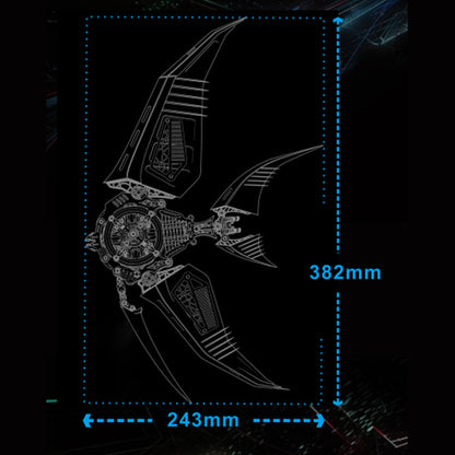 Vibrant Steampunk Mechanical Angelfish 3D Assembly Model Kit with Unique Creative Fins - DIYEngMod 3D Puzzle Model Kit Diyengmod