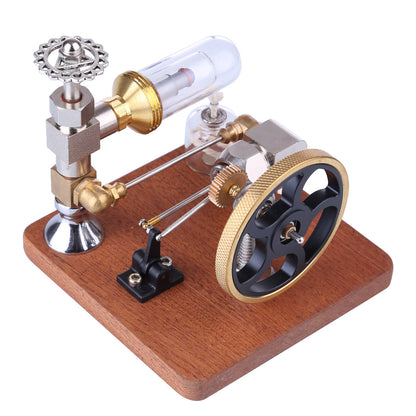 Adjustable Speed Stirling Engine Model with Vertical Flywheel | Educational Science Experiment Kit Stirling Engine Diyengmod