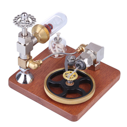 Adjustable Speed Stirling Engine Model with Horizontal Flywheel | Educational Science Kit Stirling Engine Diyengmod