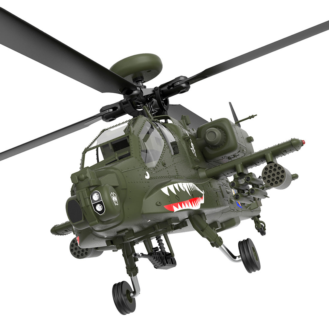 YU XIANG F11 AH-64 1/32 Scale 2.4G 6CH Ready-to-Fly Helicopter Model - DIY Eng Mod helicopter Diyengmod