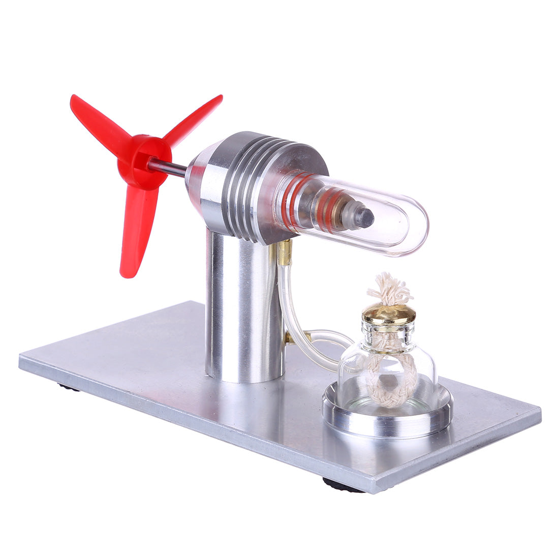 External Combustion Metal Stirling Engine Model for Physics Experiments - DIY Educational Kit Stirling Engine Diyengmod