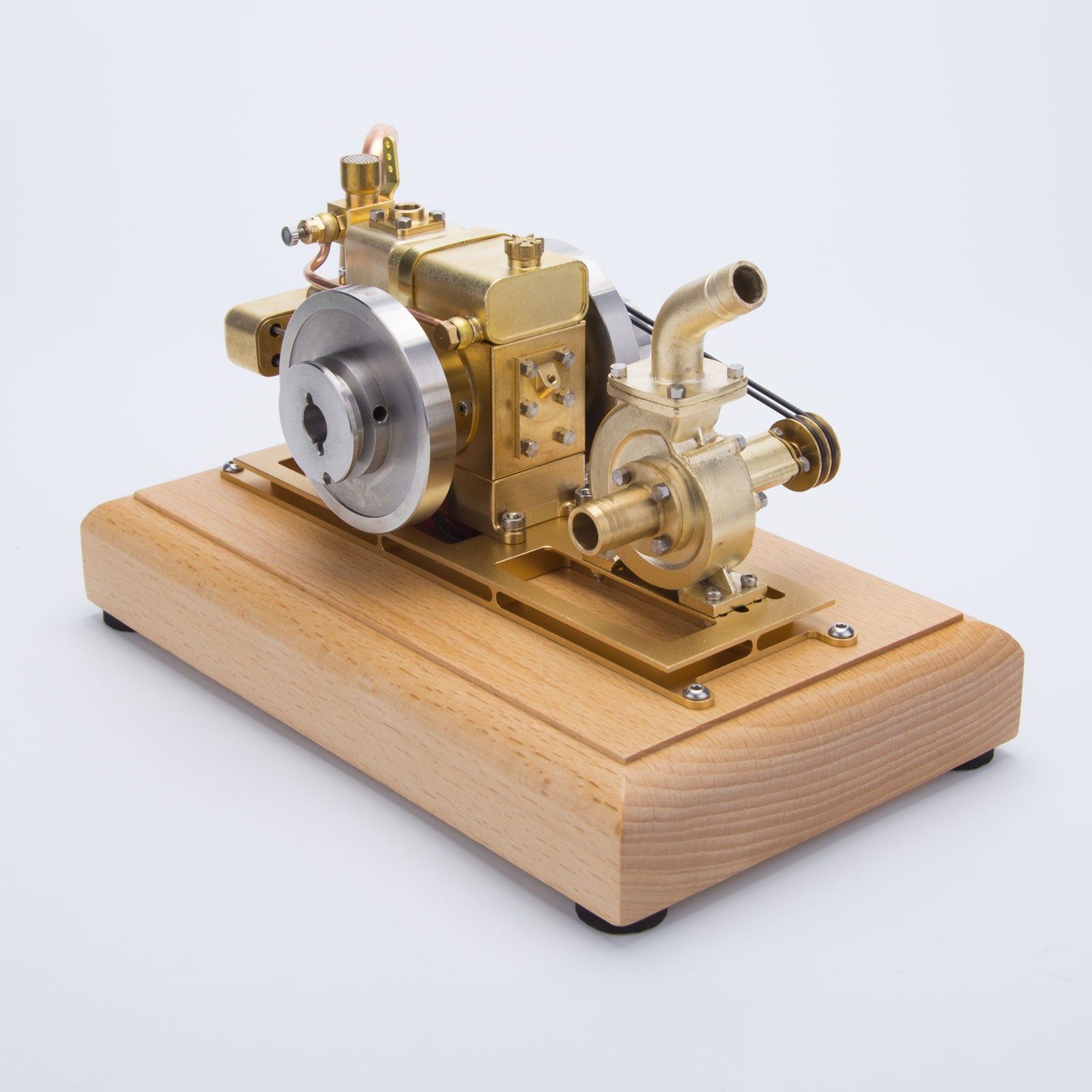 Mini 1.6cc Retro Water-Cooled Gas Engine Model for Collectors Engine Models Diyengmod