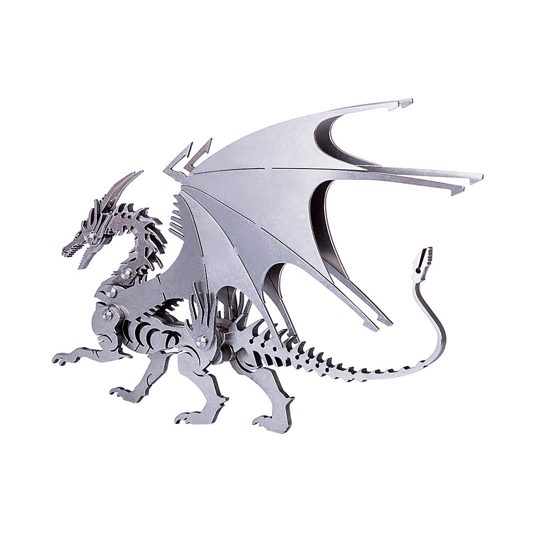 Metal Dragon 3D Puzzle DIY Kit - Creative Assembly Model for Teens and Adults 3D Puzzle Model Kit Diyengmod