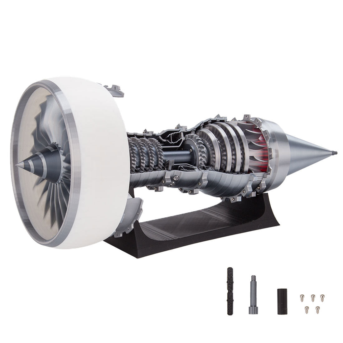 SKYMECH TRENT900 1/15 Scale 3D Printed Functional Turbofan Engine Model (Electric Light Ready-to-Run) Engine Models Diyengmod