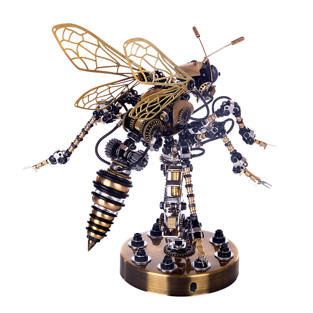 Steampunk Wasp 3D Metal Puzzle DIY Kit - Creative Model Assembly for Teens and Adults 3D Puzzle Model Kit Diyengmod