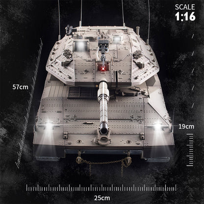 1/16 Scale Israeli Merkava-IV Remote Control Infrared Combat Tank - Ultimate DIY Battle Experience RC Tank Diyengmod