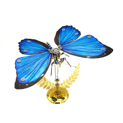 Iridescent 3D Metal Butterfly Model Kit - DIY Art Assembly for Collectors 3D Puzzle Model Kit Diyengmod