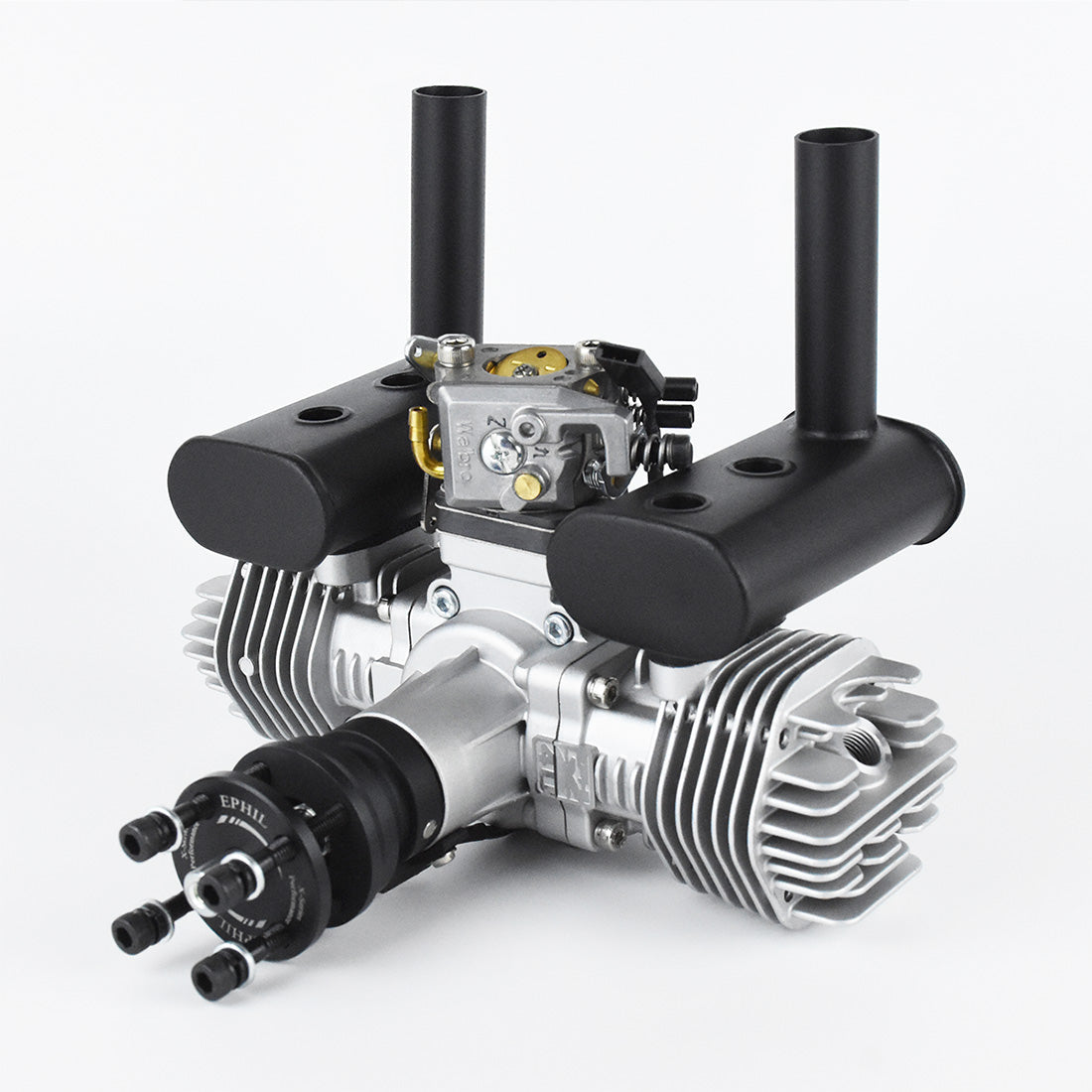 EPHIL XG-40cc-T High-Performance Twin-Cylinder Gas Engine for Fixed-Wing Model Aircraft Engine Models Diyengmod