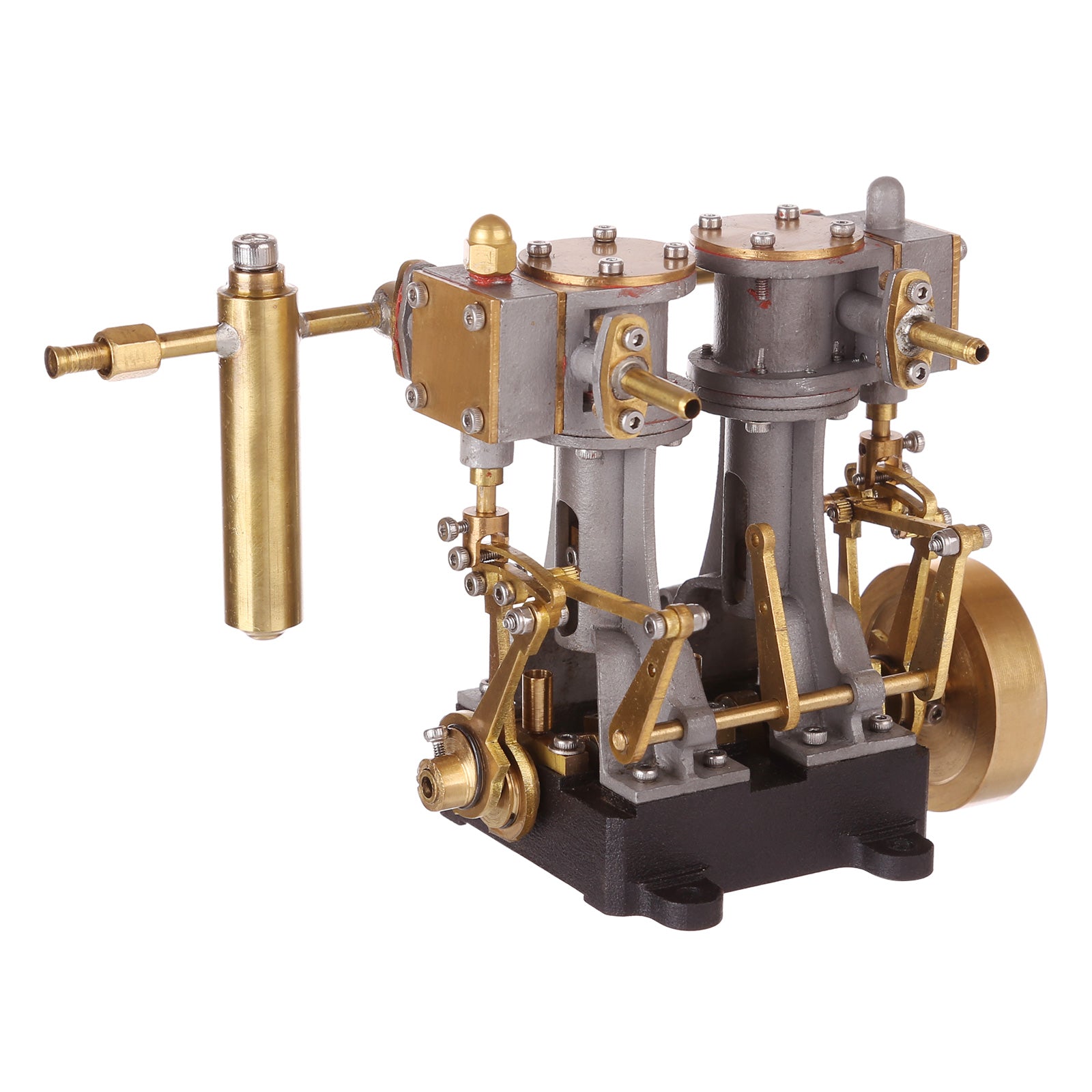 Compact Double-Cylinder Steam Engine with Reversing Mechanism for DIY Model Ships and RC Boats Steam Engine Diyengmod