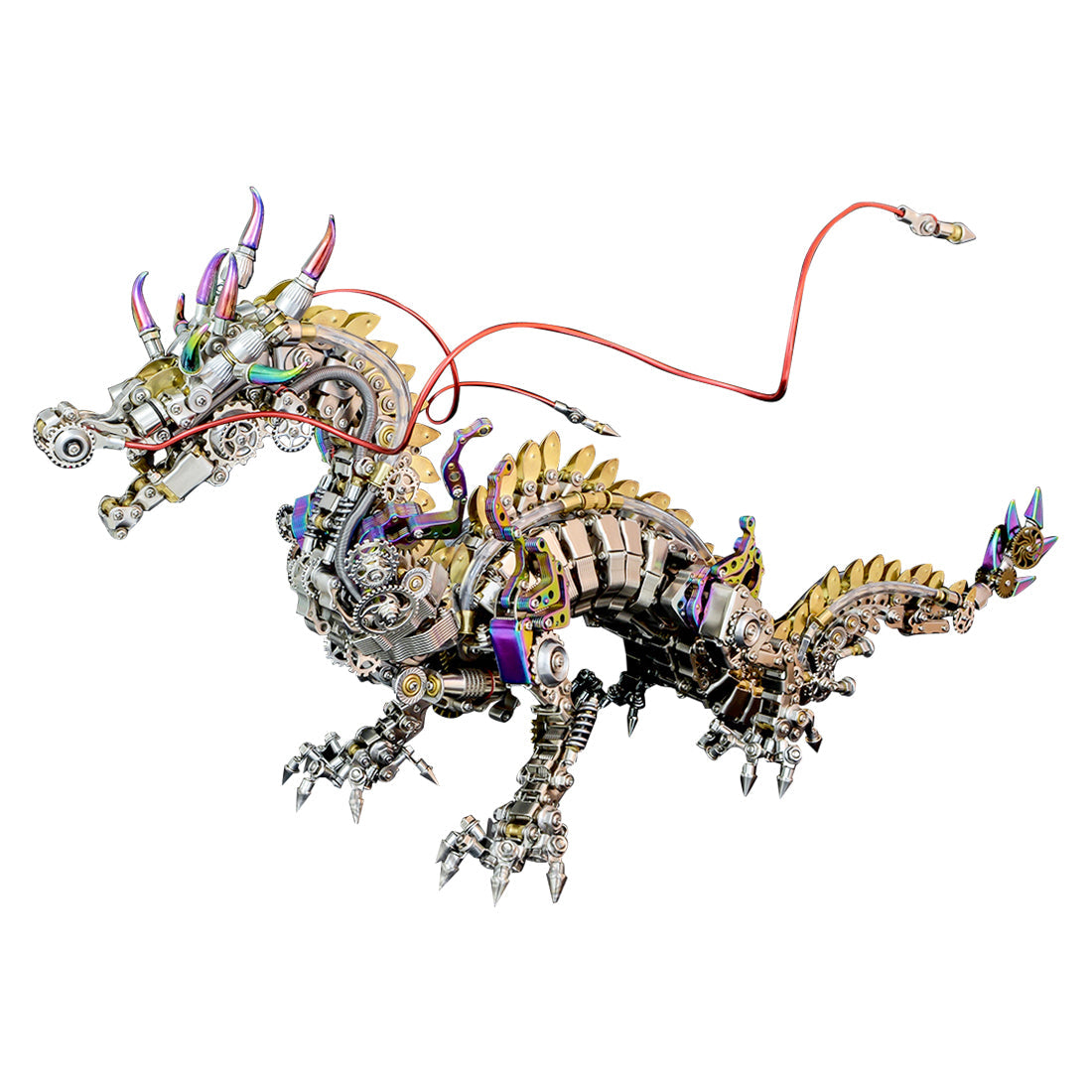 Cyberpunk 3D Metal Dragon Model Kit - DIY Assembly Art Craft for All Ages (2030+ PCS) 3D Puzzle Model Kit Diyengmod