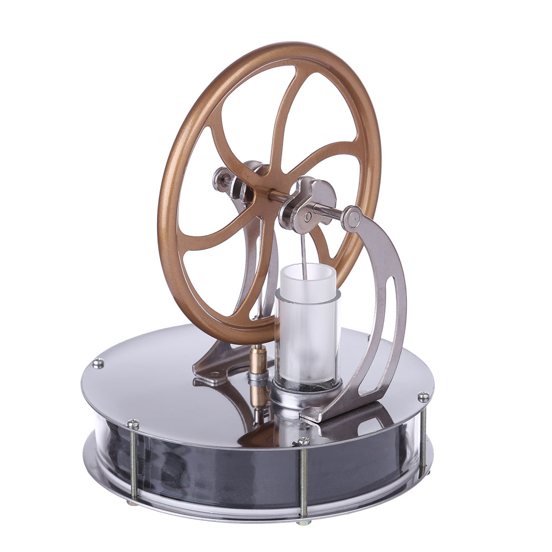 Educational LTD Low Temperature Stirling Engine Model with Flywheel for Experimental Learning and Play Stirling Engine Diyengmod