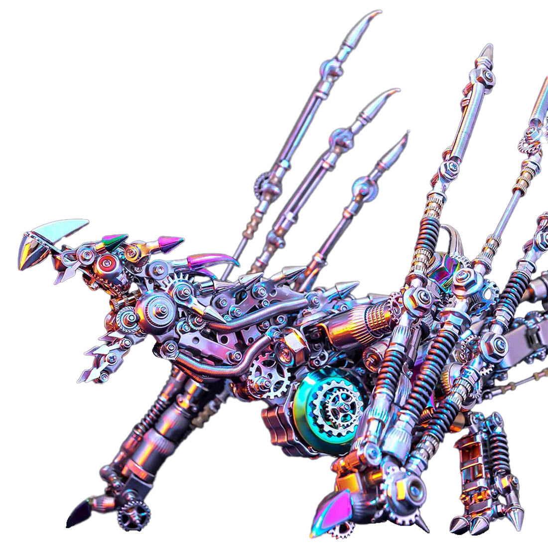 DIY 3D Metal Dragon Model Kit - 1390+PCS Assembly Set for Art and Engineering Enthusiasts 3D Puzzle Model Kit Diyengmod