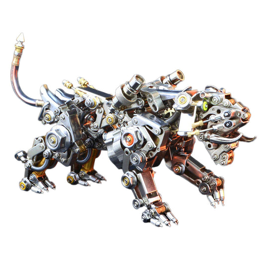 Saber-toothed Tiger 3D Metal Model Kit - 650+ Piece Assembly Set 3D Puzzle Model Kit Diyengmod Original Version