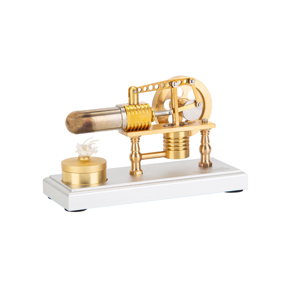 Mini Hot Air Stirling Engine STEM Toy by ENJOMOR - Robinson Model (RTR Version) Stirling Engine Diyengmod