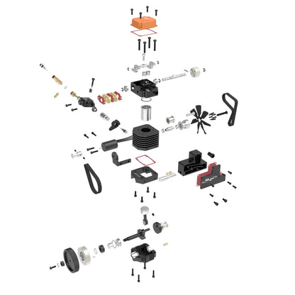 DIY Toyan FS-S100AC RC Engine Building Kit - Create Your Own Functional Model Engine Toyan Engine Diyengmod