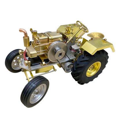 Vintage T12 Roller Tractor Model with Mini 1.6cc Water-Cooled Gasoline Engine Engine Models Diyengmod