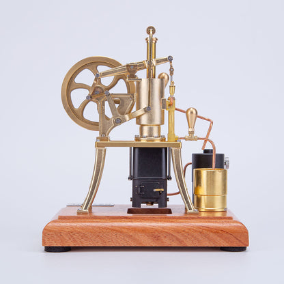 RETROL R01 1/12 Scale Water-Cooled Stirling Engine Model - Mechanical Hot Air Pumping Toy Set Engine Model Diyengmod