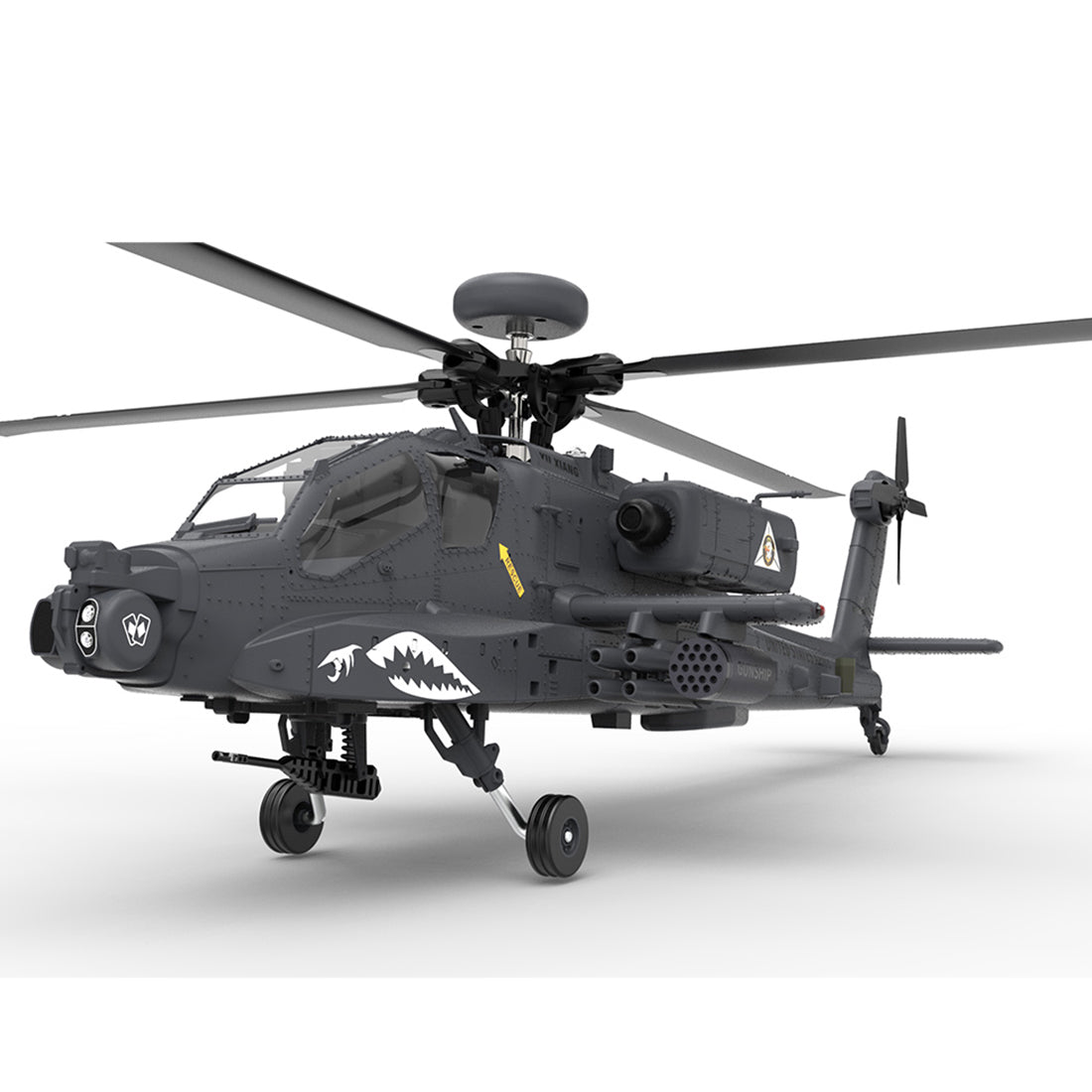 YU XIANG F11-S AH64 1/32 Scale Remote Control Apache Helicopter with GPS and 3D Stunt Capabilities RC Airplanes Diyengmod