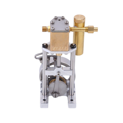 Mini Vertical Steam Engine Model with Reversing Mechanism – V1313 Steam-Powered Mechanical Kit Steam Engine Diyengmod