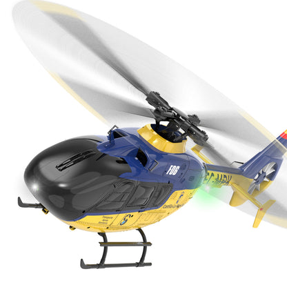 YU XIANG EC-135 1/36 Scale Brushless RC Helicopter with Dual-Shaft Drive and 6CH Stability System RC Airplanes Diyengmod