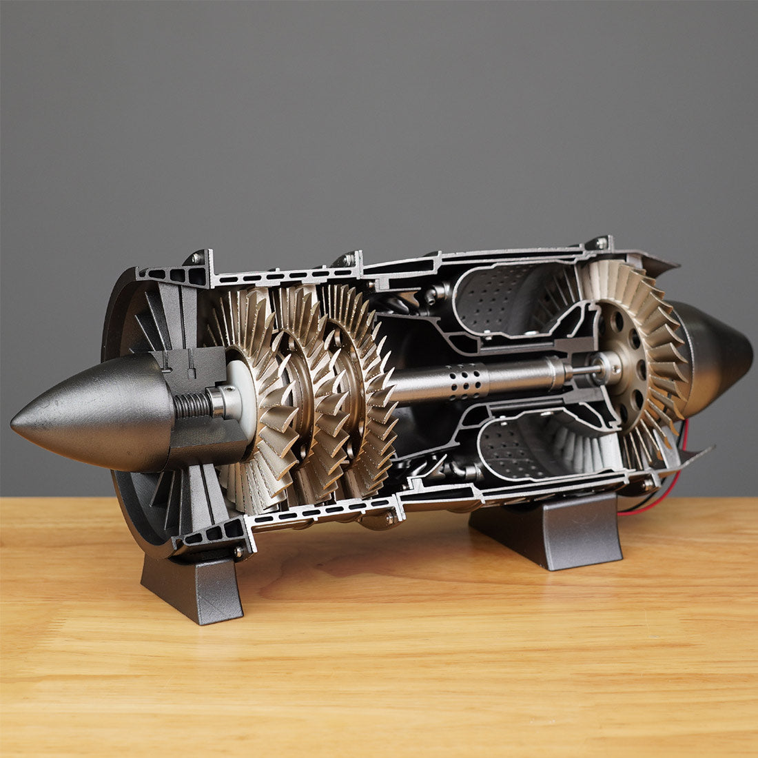 WP-85 Turbojet Engine DIY Model Kit - Realistic 1/3 Scale Working Aircraft Engine with 100 Parts DIY Engine Diyengmod