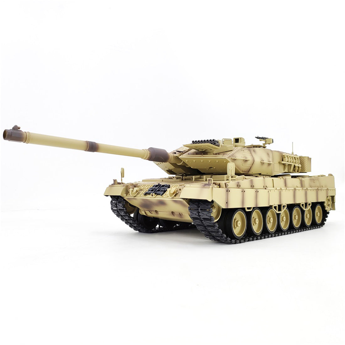 1/16 Scale Remote-Controlled German Leopard 2A7 Battle Tank with Realistic Lights, Sounds, and Customizable Features RC Tank Diyengmod